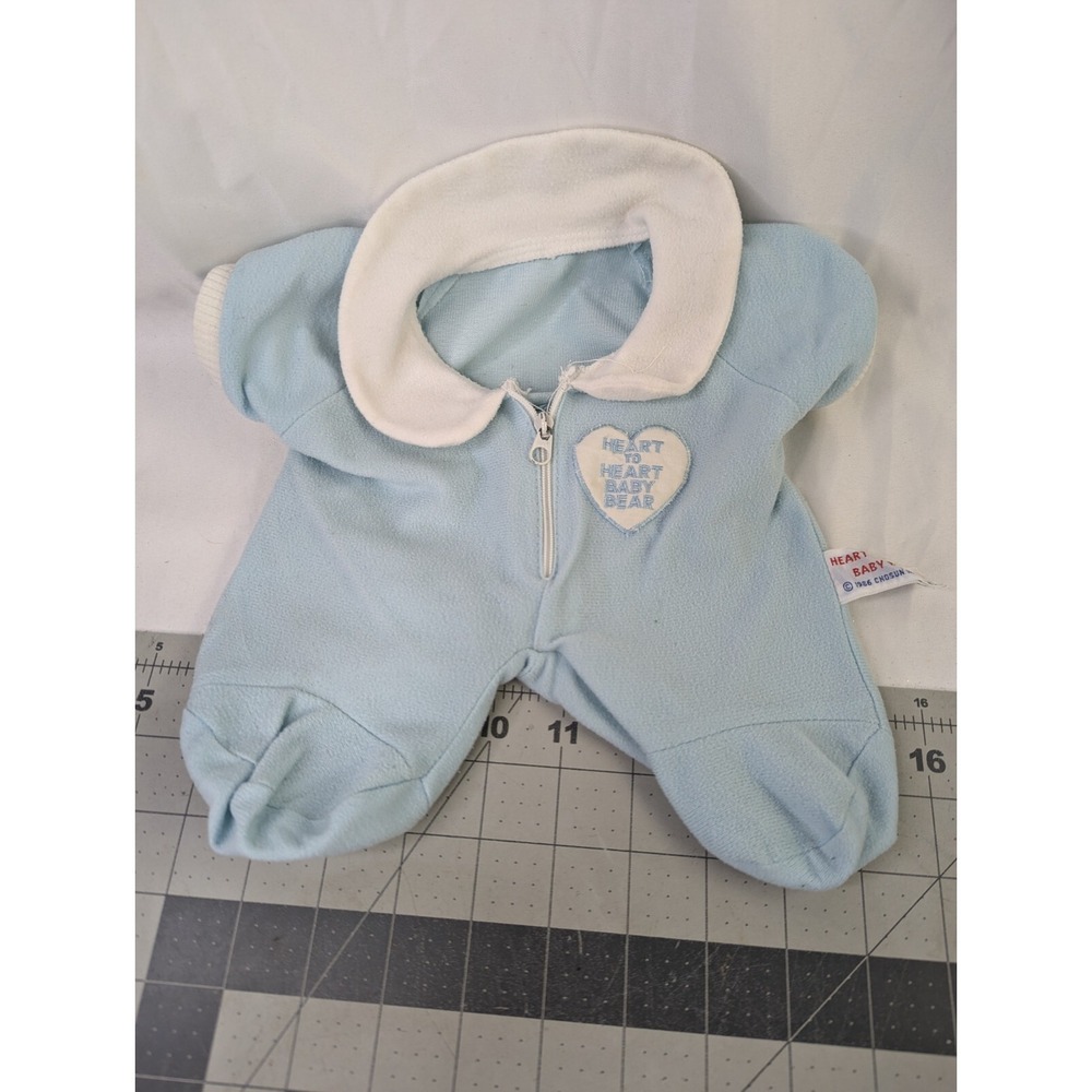 Chosun‎ Heart to Heart Bear Replacement Blue Pajamas Romper Stuffed Animal Toy